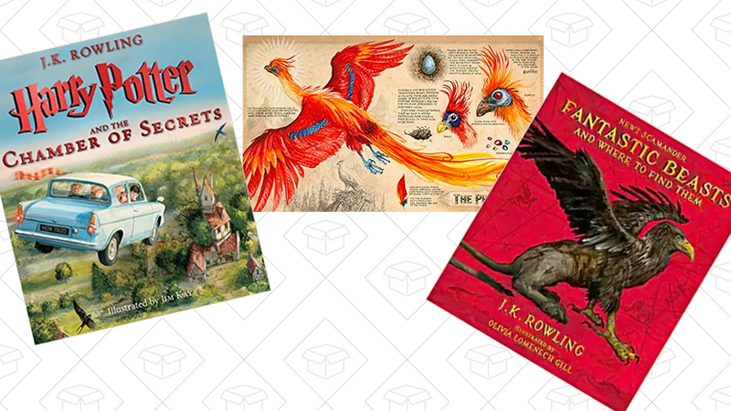 Harry Potter and the Chamber of Secrets: The Illustrated Edition | $15 | AmazonFantastic Beasts and Where to Find Them | $13 | AmazonHarry Potter and the Prisoner of Azkaban: The Illustrated Edition | $17 | Amazon